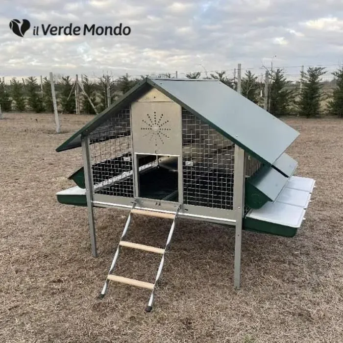Il Verde Mondo Araucana pollaio ferro vassoio feci