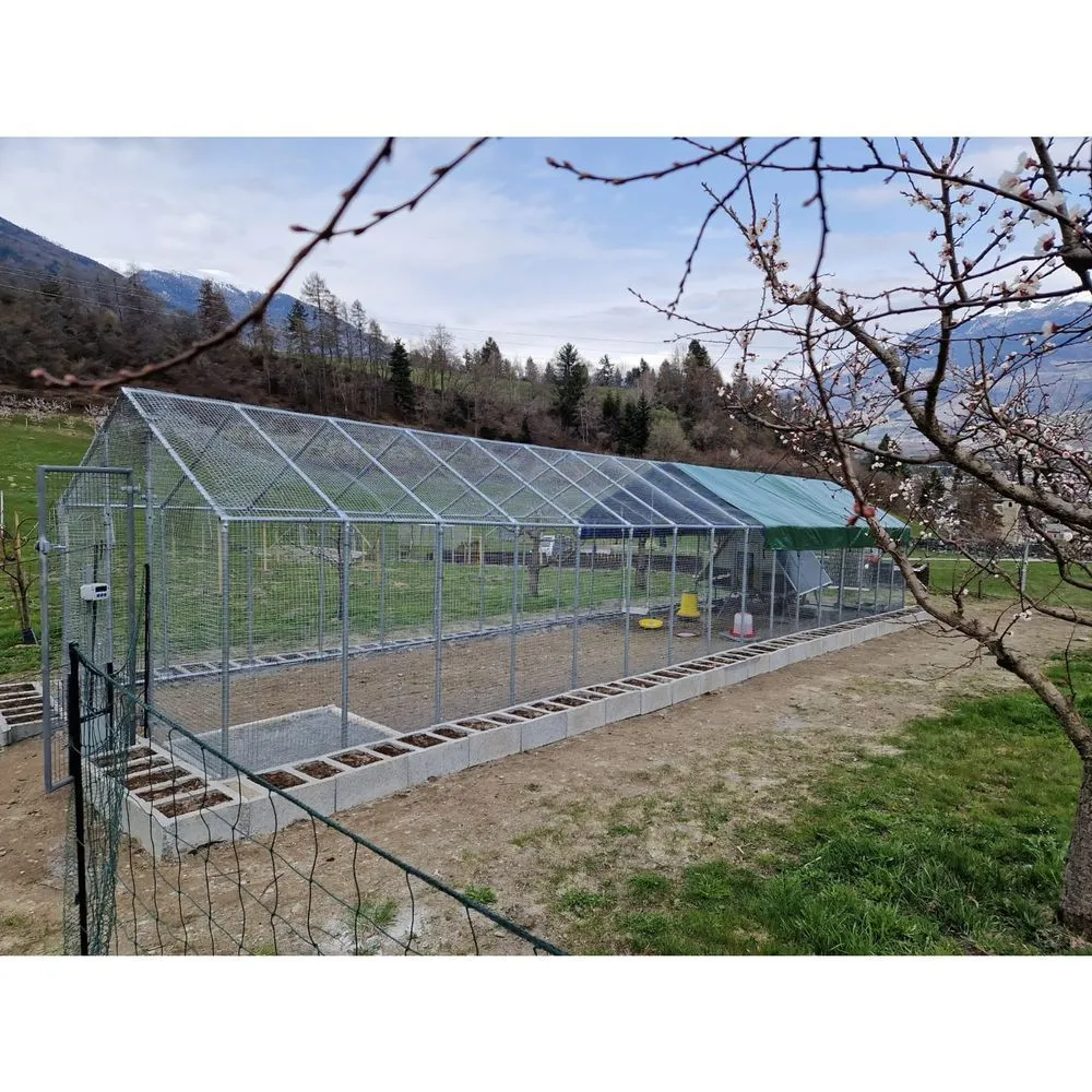 Il Verde Mondo Antipredatore recinto zincato 2,7x6 m con telo