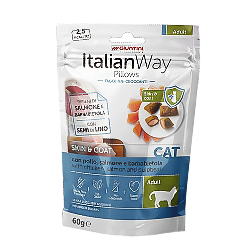 ItalianWay Pillows Immune Support snack gatto carne 60g