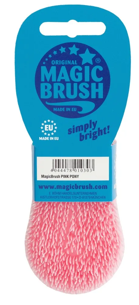 MagicBrush Pink Pony spazzola cavallo rosa massaggio