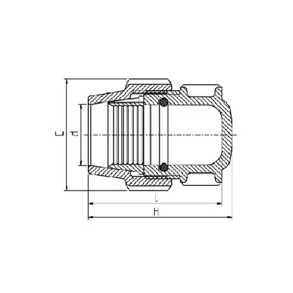 Beikircher Grünland End of Line 32mm tappo terminale PE