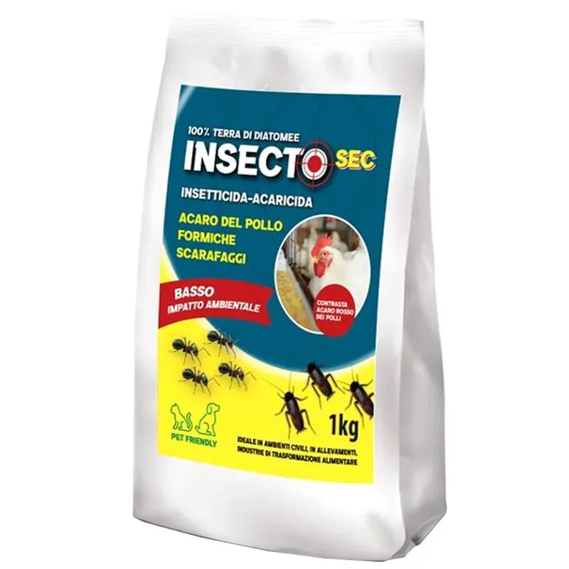 Kollant Insectosec insetticida terra diatomee 1kg naturale
