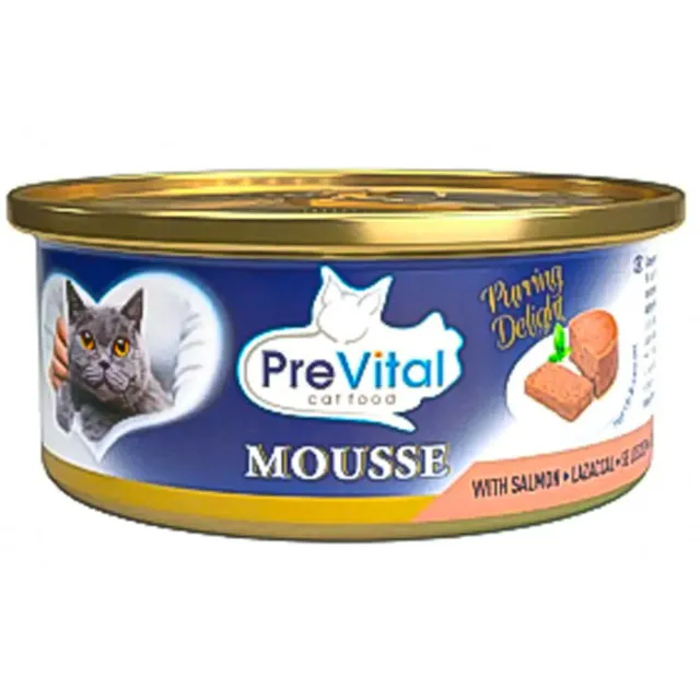 Prevital Mousse Gatto Adulti Manzo 85 g senza cereali