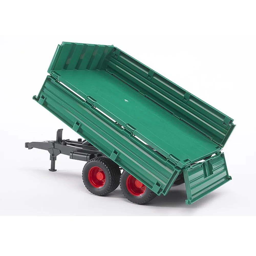 Bruder rimorchio ribaltabile tandem 1:16 con sponde apribili