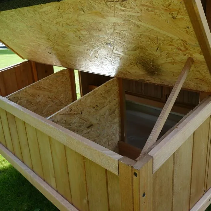 Il Verde Mondo Sussex pollaio giardino legno con nido triplo