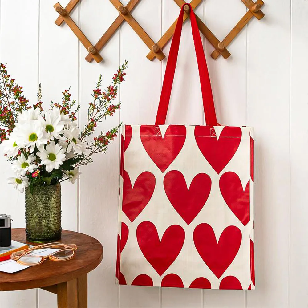 Rex London borsa shopping riutilizzabile fiori blu verdi