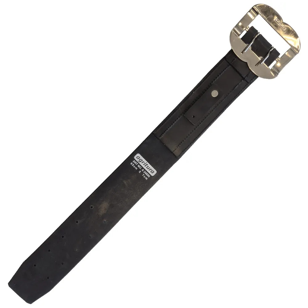 Beikircher Grünland cinghia pecore cuoio 65 cm nera