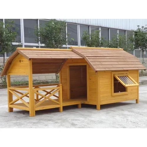 Il Verde Mondo Matilda cuccia cane legno con veranda da esterno