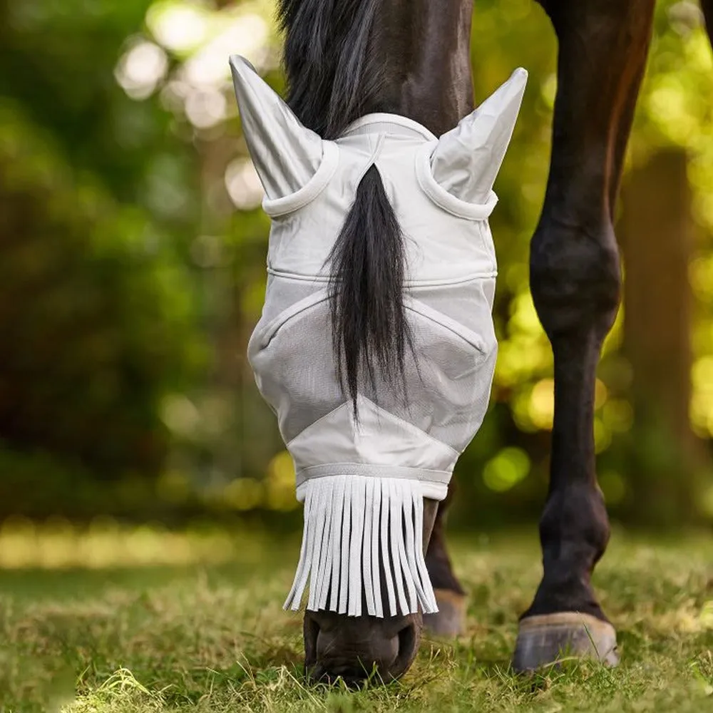 Beikircher Grünland Premium maschera antimosche cavallo nera Cob
