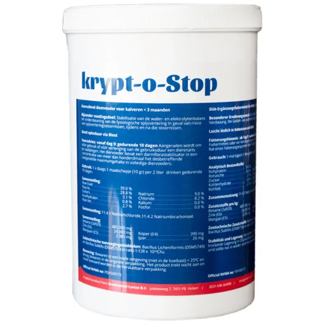 Agritura Krypt-O-Stop integratore vitelli 1 kg zinco