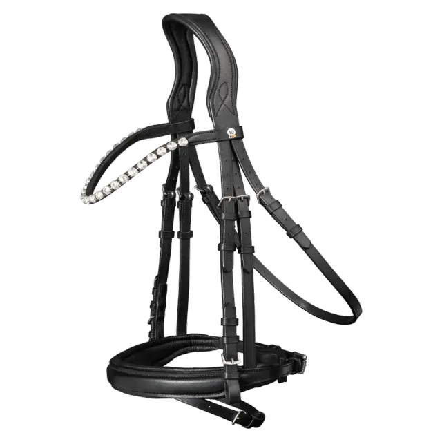 Waldhausen X-Line Beauty briglia inglese nera cob strass