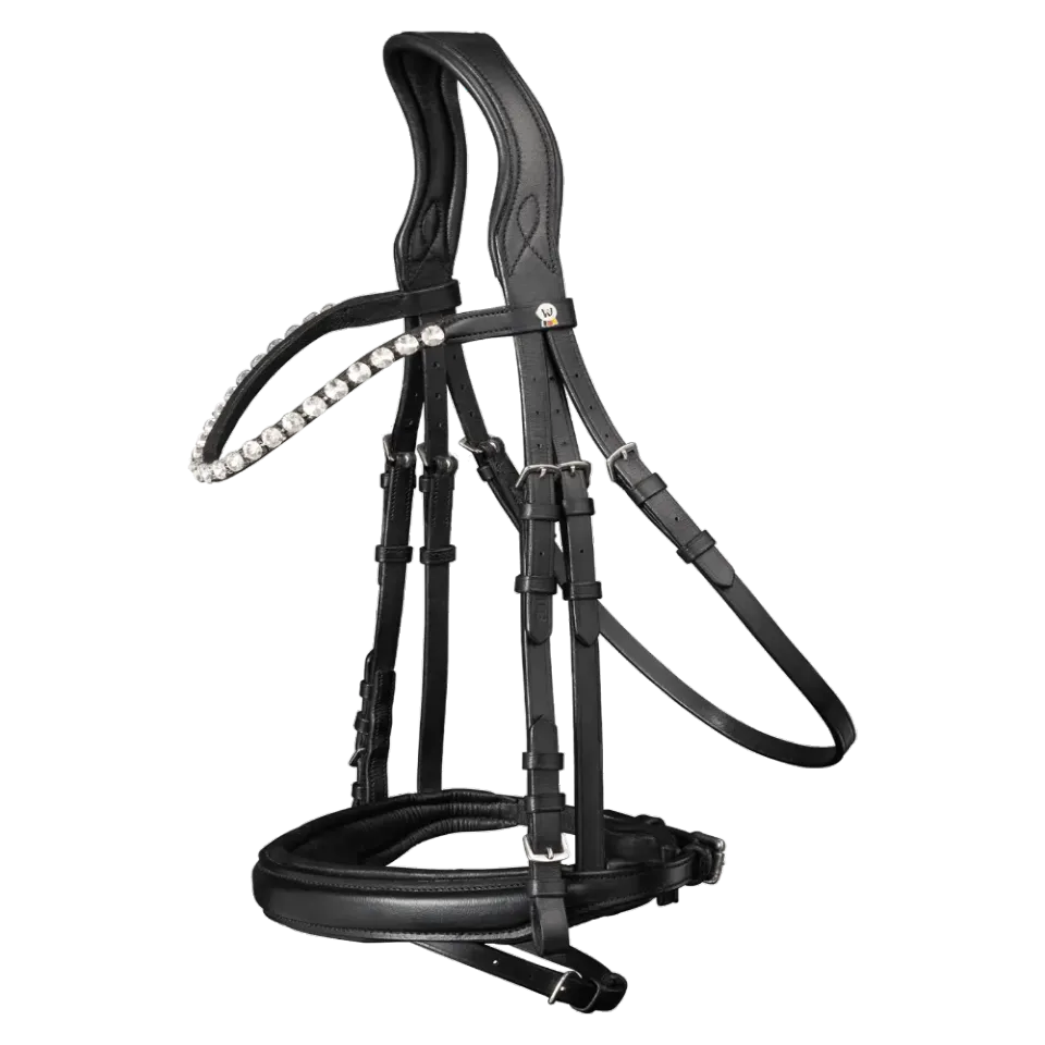 Waldhausen X-Line Beauty briglia inglese nera cob strass