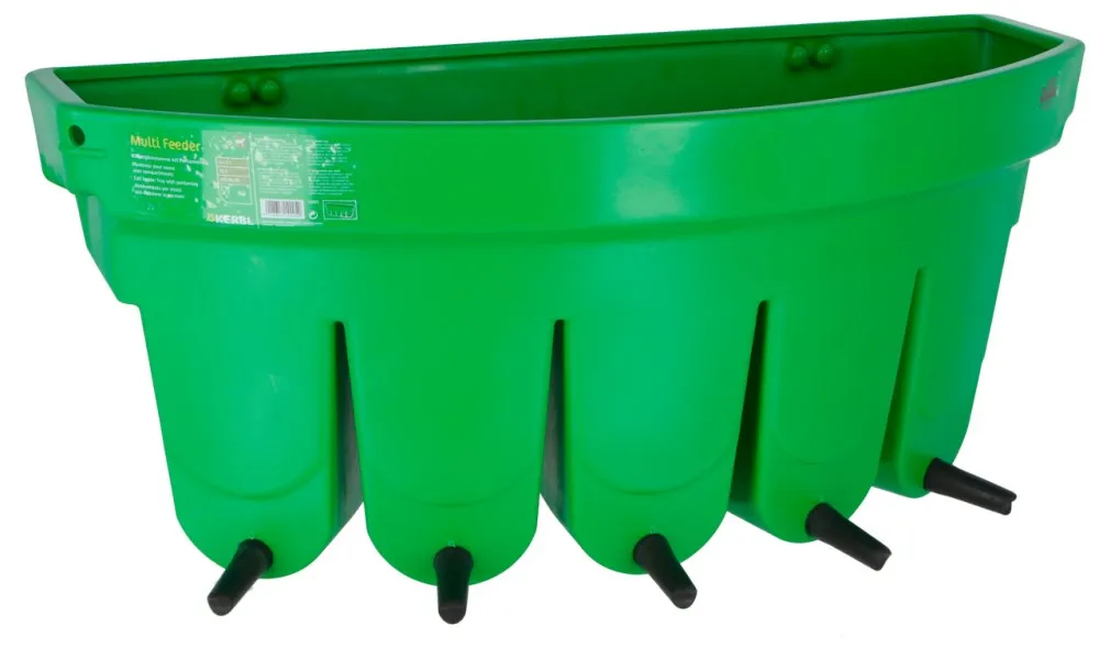 Beikircher Grünland mangiatoia vitelli 5 scomparti latte 30 l