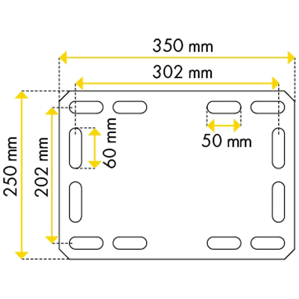 Palo acciaio Ø76 mm 1,65 m piastra 200x200 per stalla