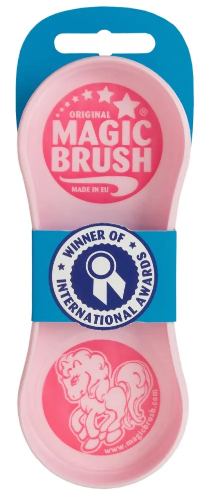 MagicBrush Pink Pony spazzola cavallo rosa massaggio