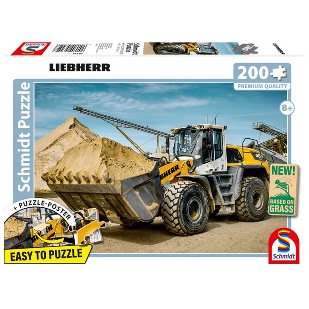 Liebherr Agritura PR736 puzzle bulldozer 60 pezzi 5 anni