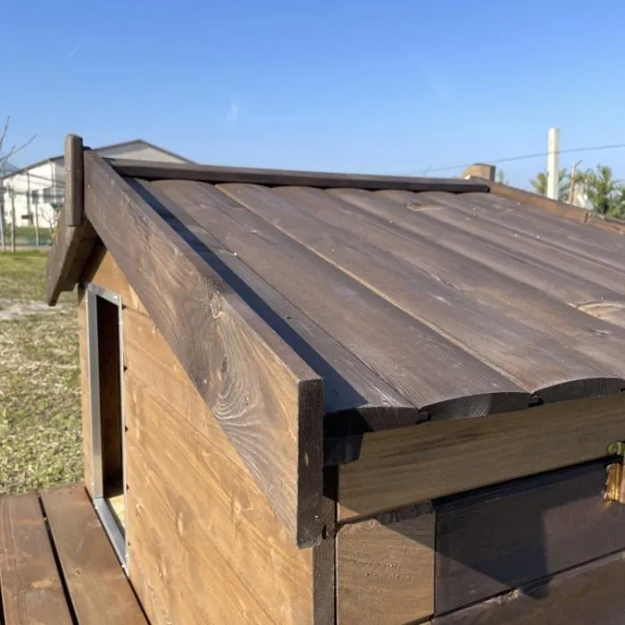 Il Verde Mondo Rex cuccia cane legno con terrazzo
