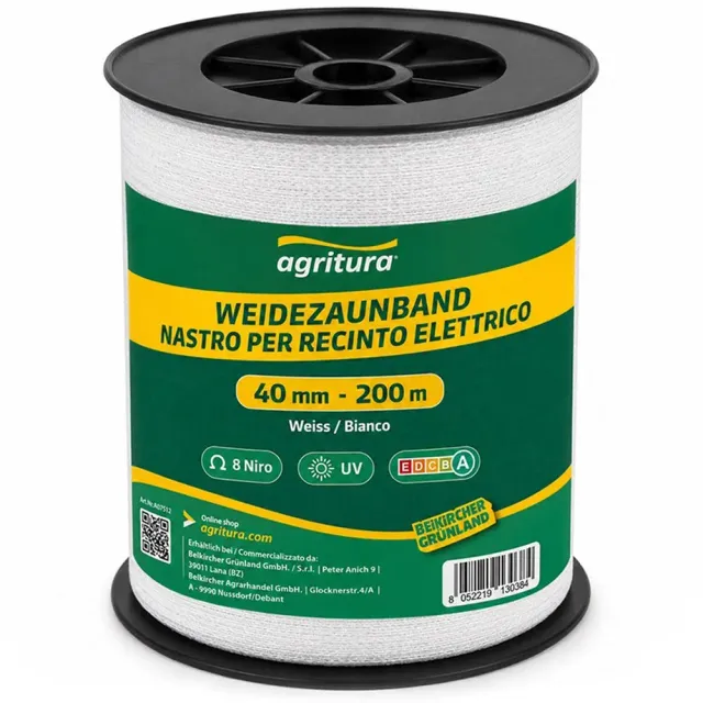 Beikircher Grünland nastro recinto elettrico 40 mm 200 m 8N