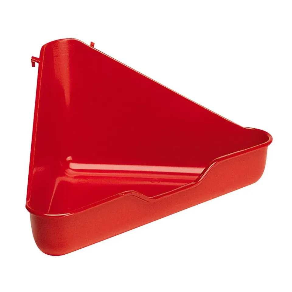 L370 Lettiera Angolare Furetto Plastica Ingresso Ribassato