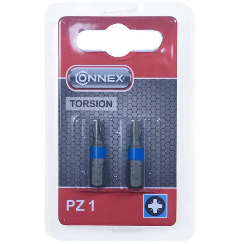 Beikircher Inserti Pozidriv 25mm Acciaio PZ2 Zona Torsione