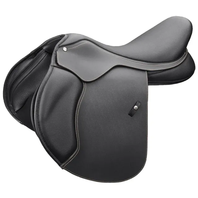 Wintec 500 Jump sella da salto inglese 17,5'' nera profonda