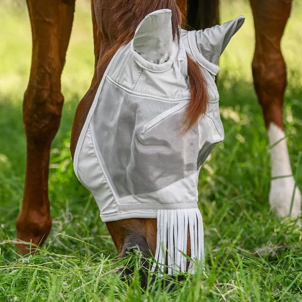 Beikircher Grünland Premium maschera antimosche cavallo nera Cob