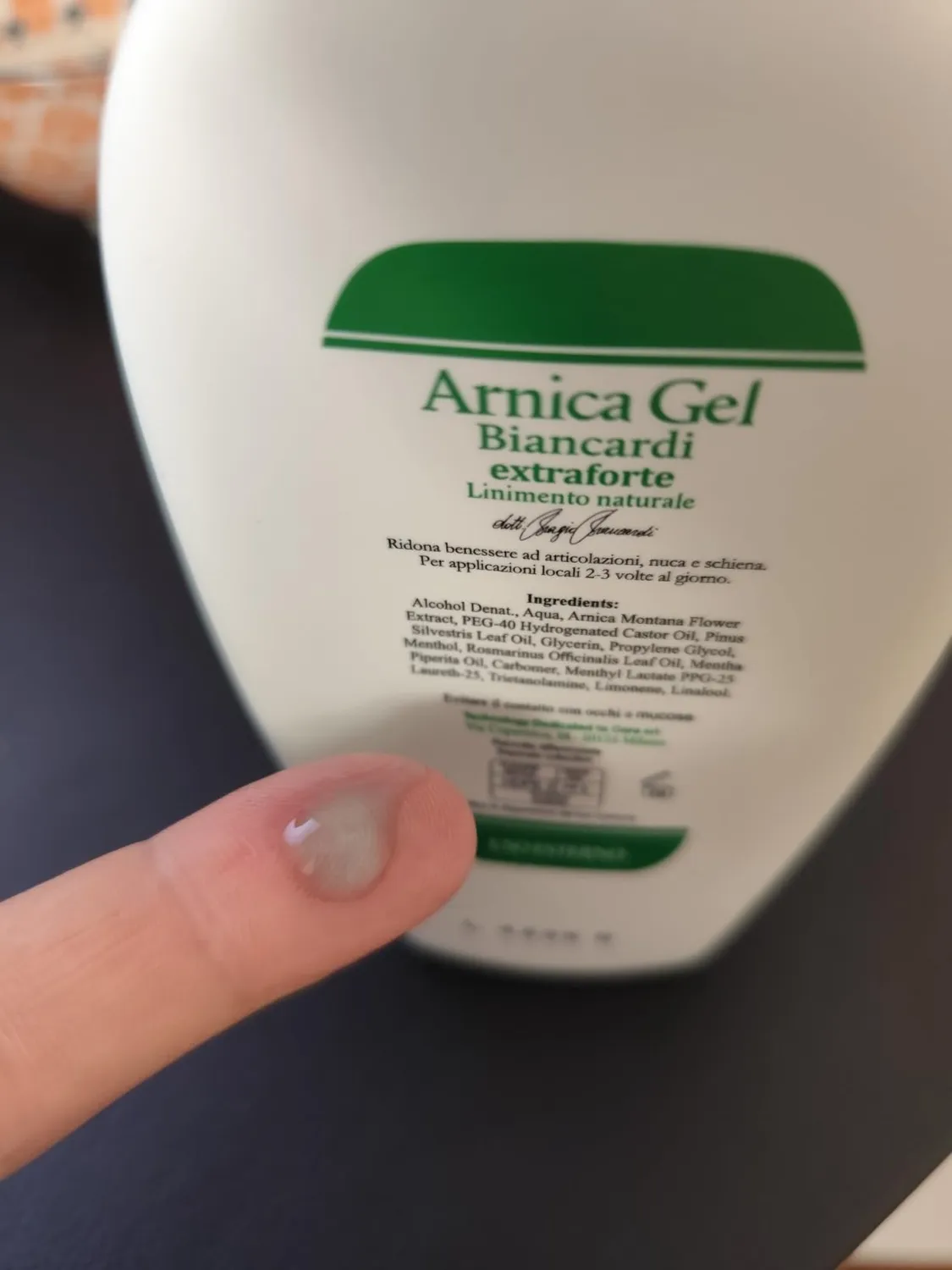 Terra Di Cuma Biancardi Extraforte gel arnica 200ml menta