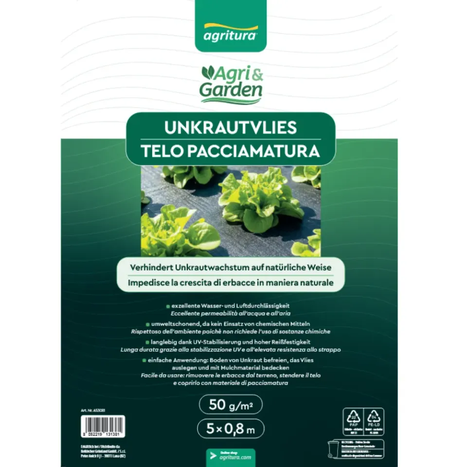 Agritura Weed Control telo pacciamatura 50 g 5x0,8 m
