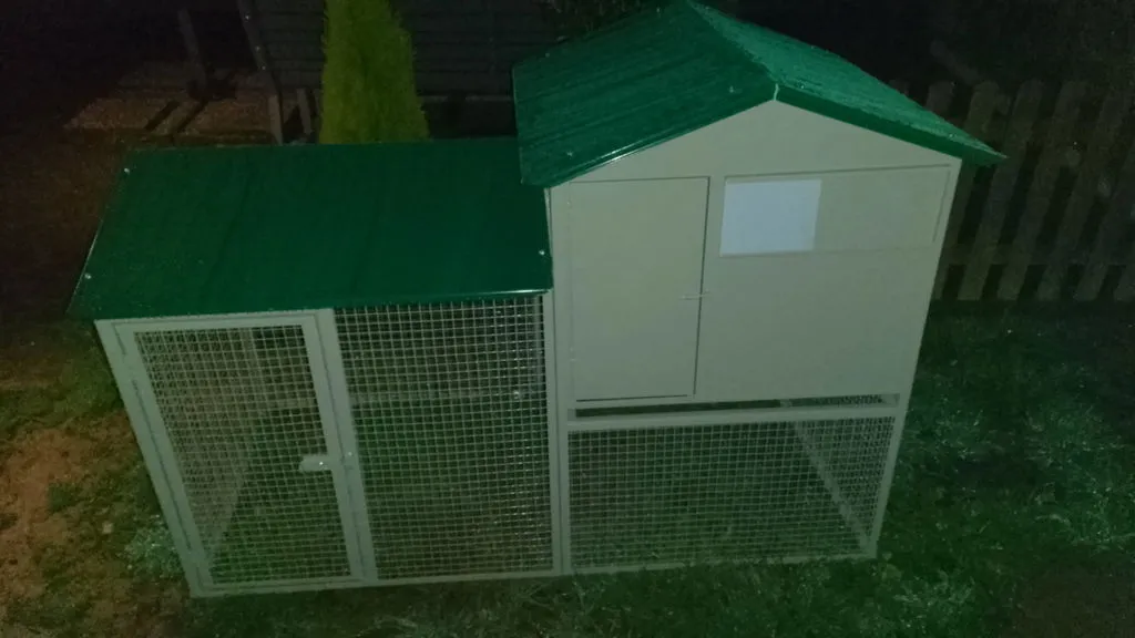 Il Verde Mondo Padovana pollaio ferro 160 cm per 4 galline