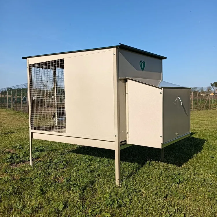 Il Verde Mondo Gastone pollaio ferro 80x145 per 3-4 galline