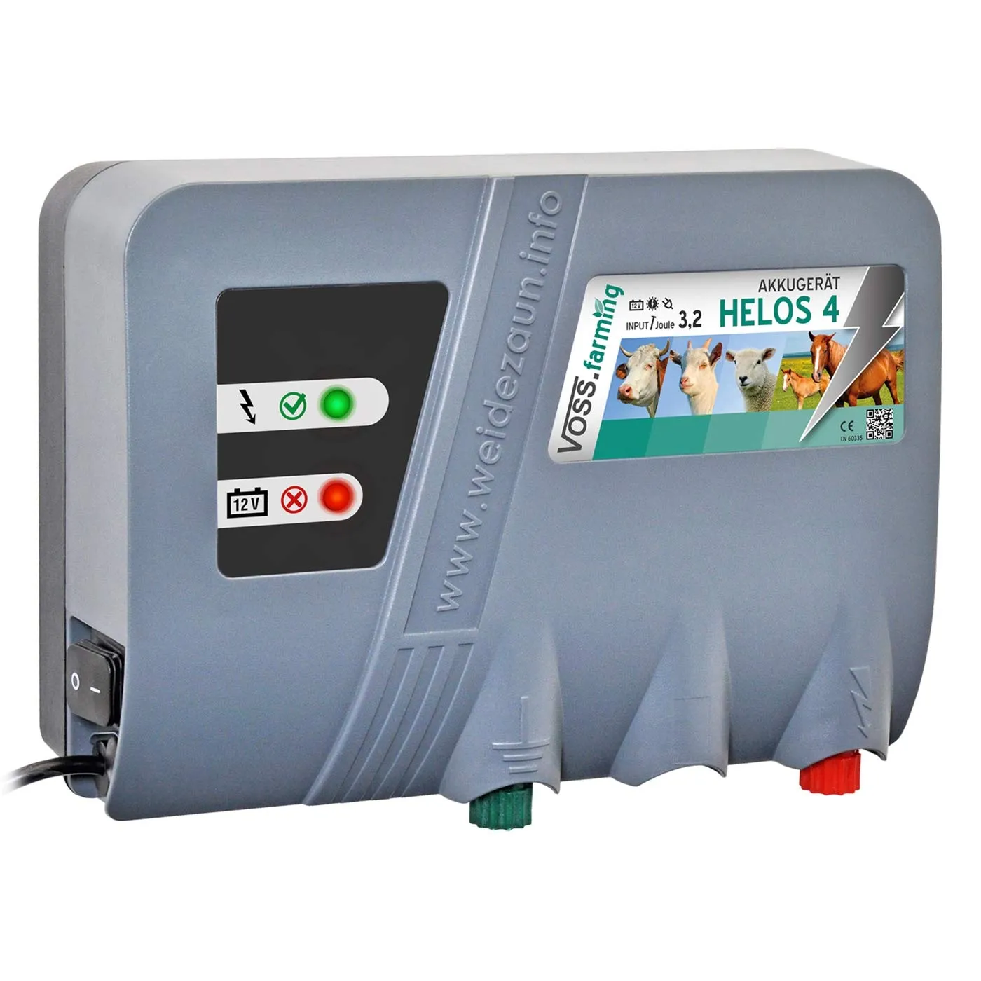 VOSS.farming Helos 4 elettrificatore recinzione 12V/230V 6 km