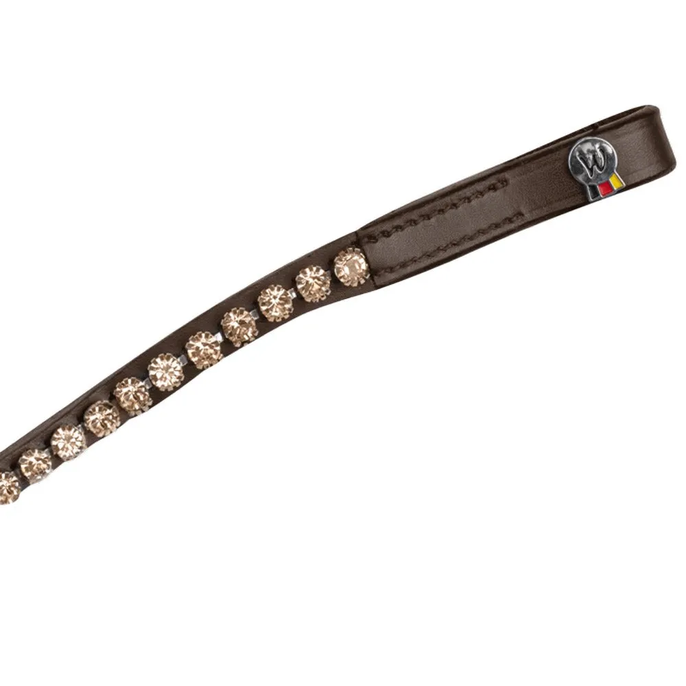 Waldhausen X-Line Glam Frontalino Marrone Strass Cob