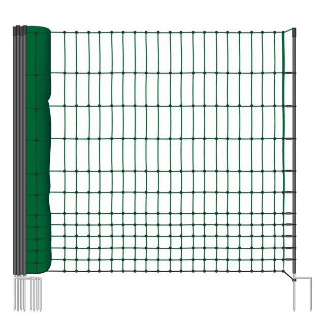 VOSS.farming Classic Rete Pollame 112 cm x 25 m Verde 9 Pali