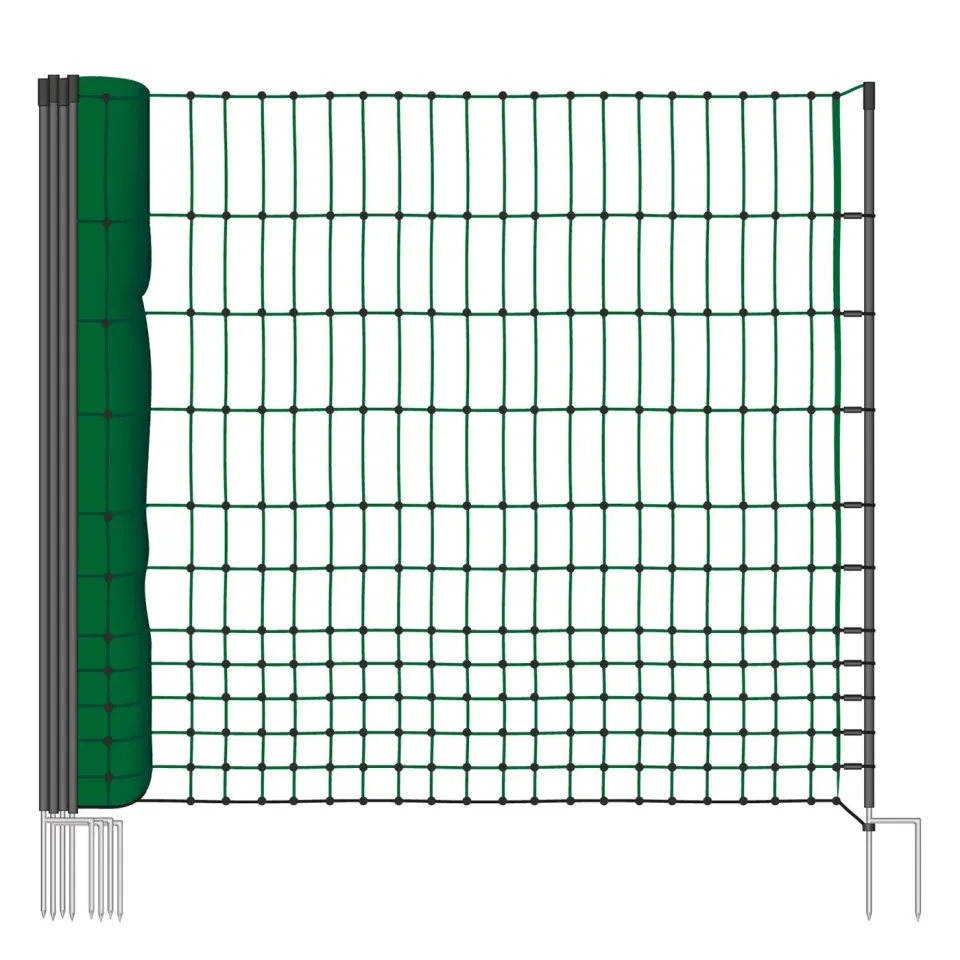 VOSS.farming Classic Rete Pollame 112 cm x 25 m Verde 9 Pali
