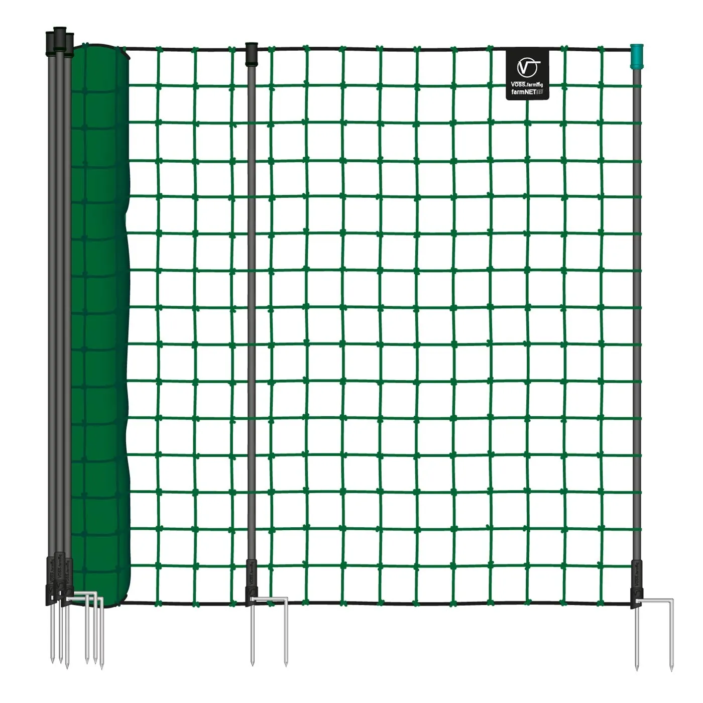 VOSS.farming farmNET rete pollame 50 m 135 cm verde