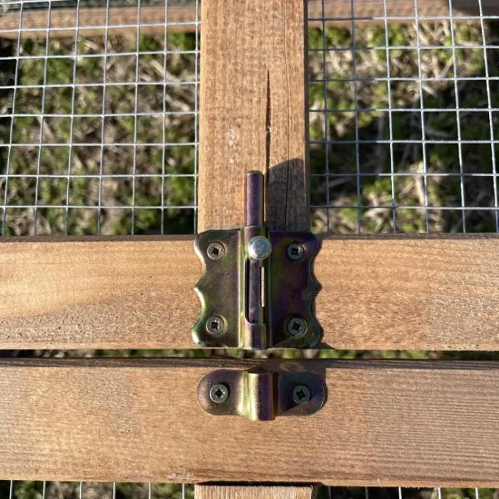 Il Verde Mondo gabbia legno galline pulcini 90x90