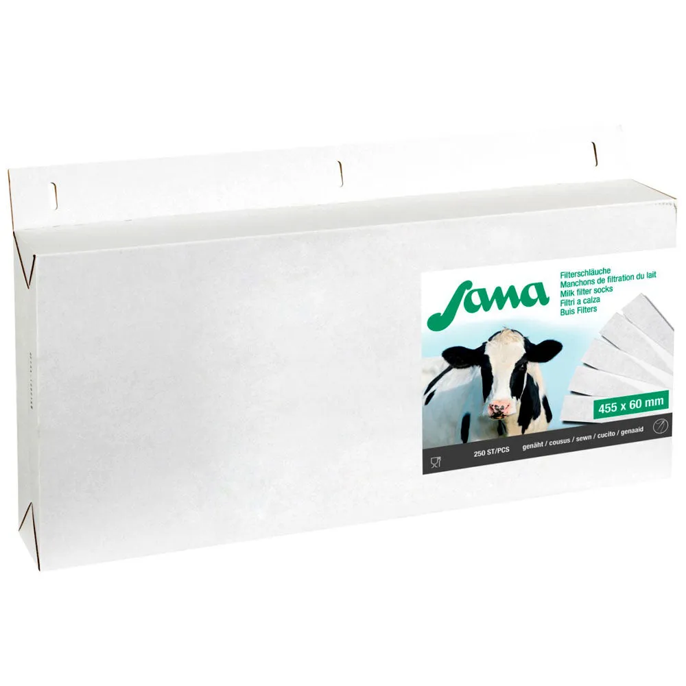 Beikircher Grünland Sana calza filtro latte 455x75 250 pz