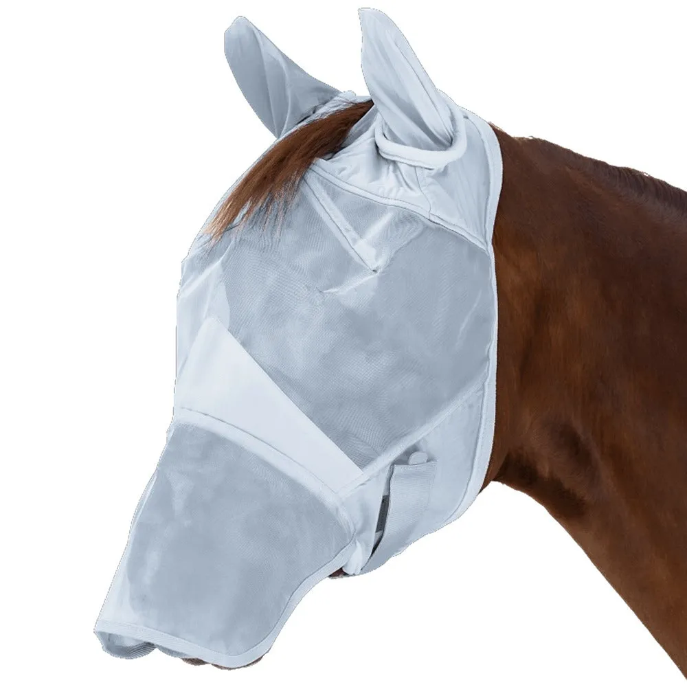 Beikircher Grünland Premium maschera antimosche cavallo nera Full