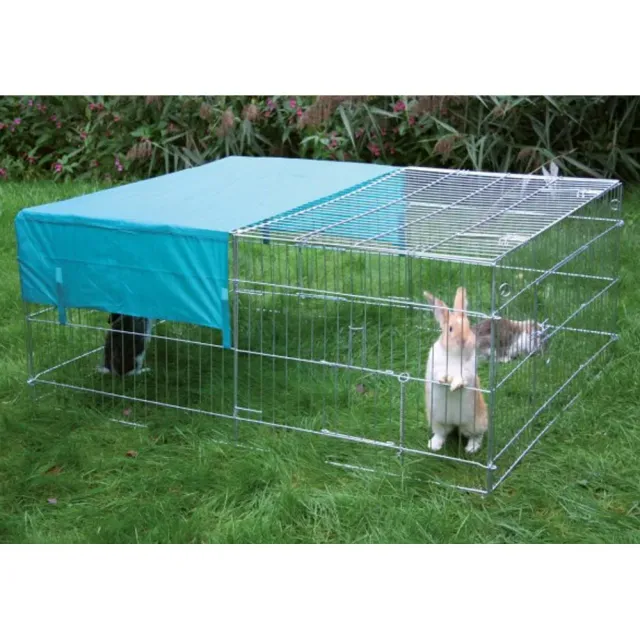 Beikircher Grünland Recinto Conigli 144x112x60cm zincato con telo