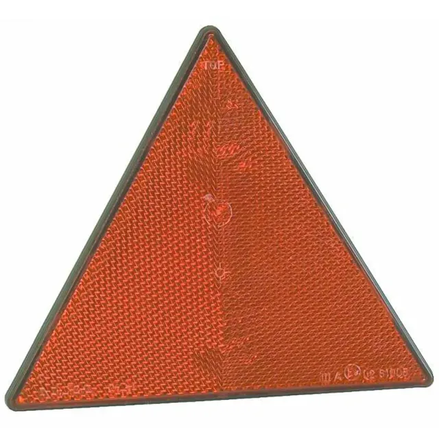 Beikircher Grünland triangolo catarifrangente rosso con viti