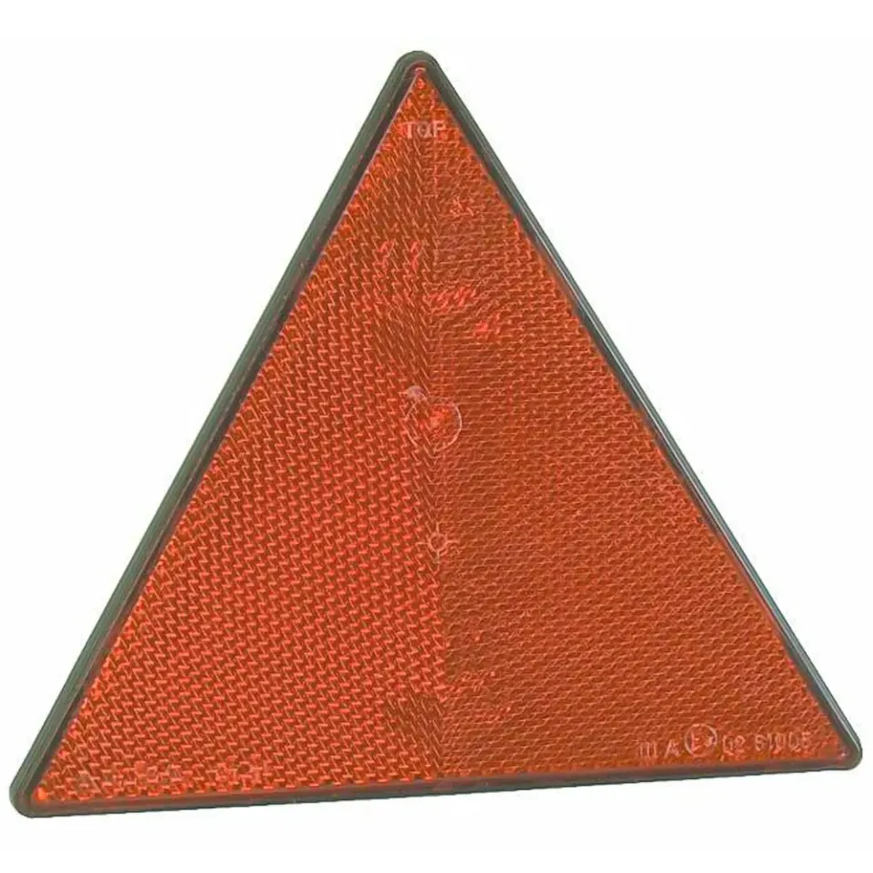 Beikircher Grünland triangolo catarifrangente rosso con viti