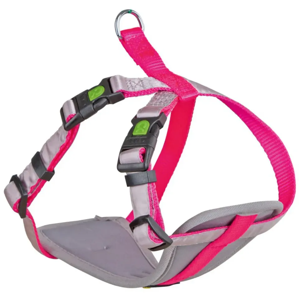 Pettorina cani piccoli regolabile rosa XS in nylon
