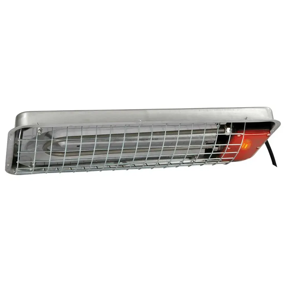 SunnyBoy lampada riscaldante irraggiamento 150W inox suinetti