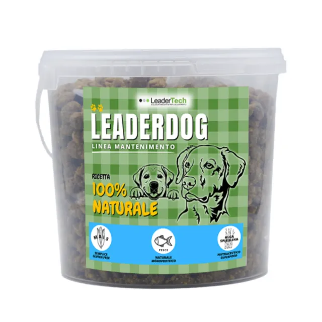 Leadertech Leaderdog Mantenimento crocchette pesce 1 kg