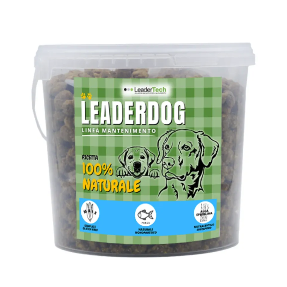 Leadertech Leaderdog Mantenimento crocchette pesce 1 kg
