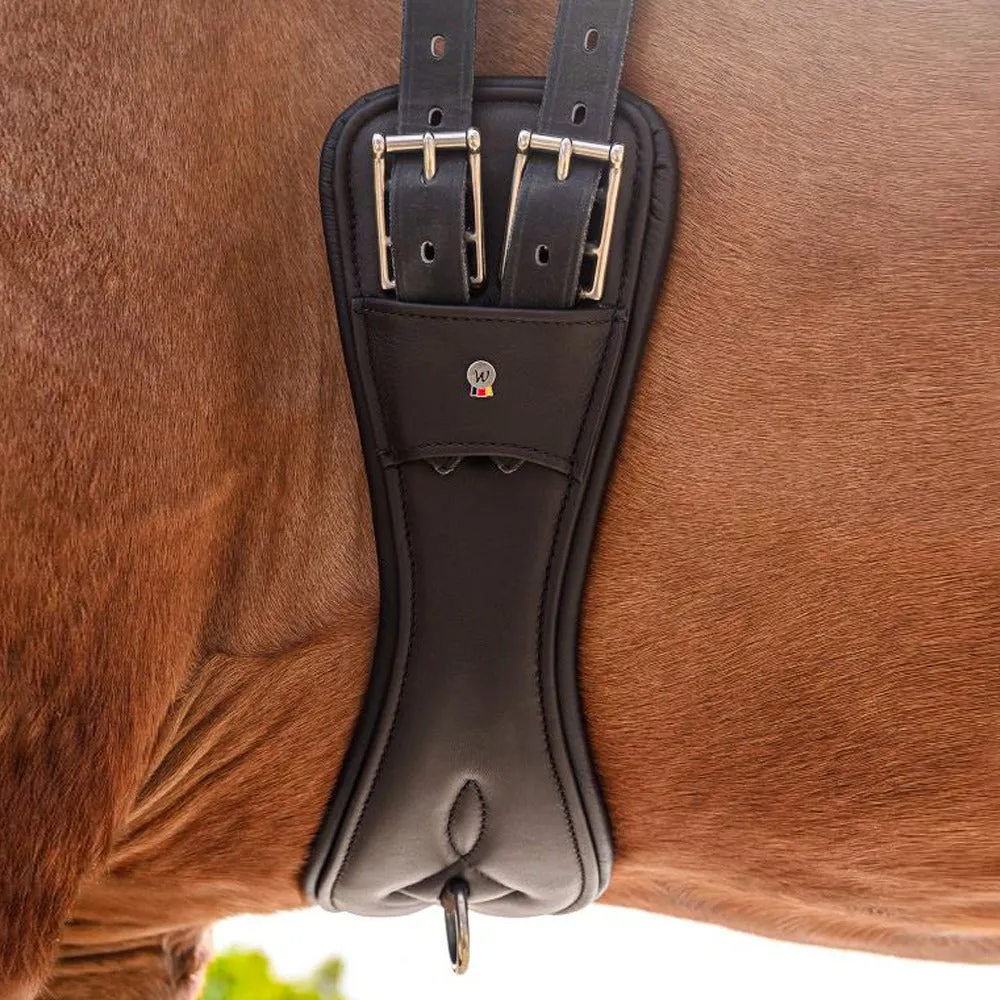 Beikircher Grünland Comfort sottopancia cuoio cavallo nero 70 cm sagomato