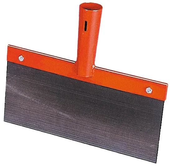 Raschietto stalla acciaio molla lama 30 cm ricambio
