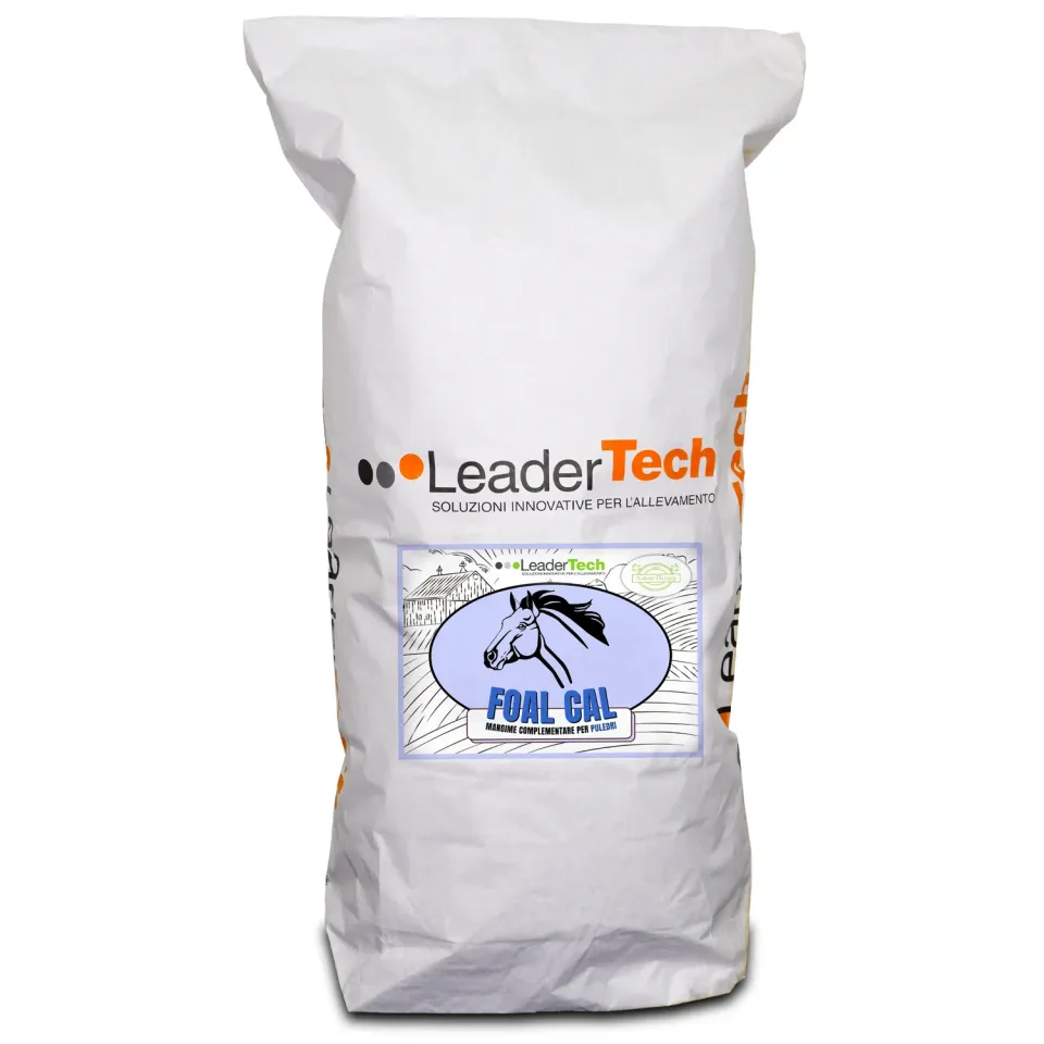 Leadertech Foal Cal mangime puledri 25 kg calcio