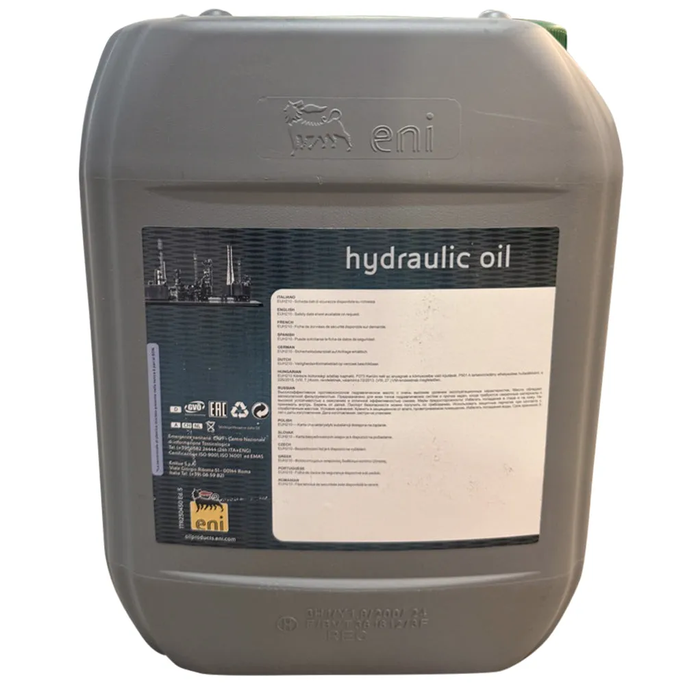 Eni OSO S 68 olio idraulico antiusura HLP filtrabile