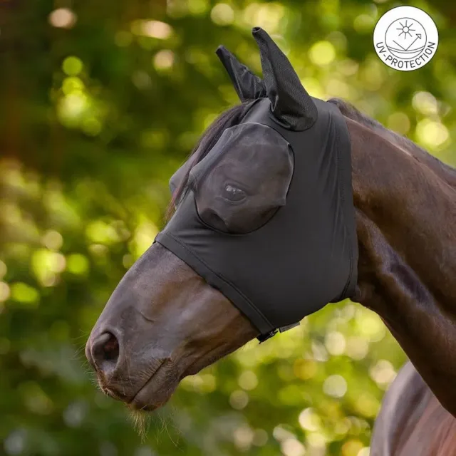 Beikircher Grünland Puck maschera antimosche cavallo zip